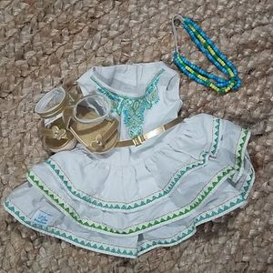 American Girl 18" Doll Lea Clark Celebration Dress